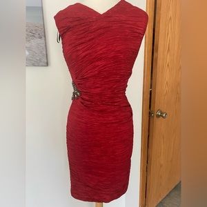 Calvin Klein red dress